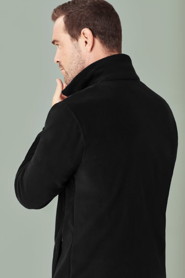 Mens Plain Micro Fleece Jacket - Image 10