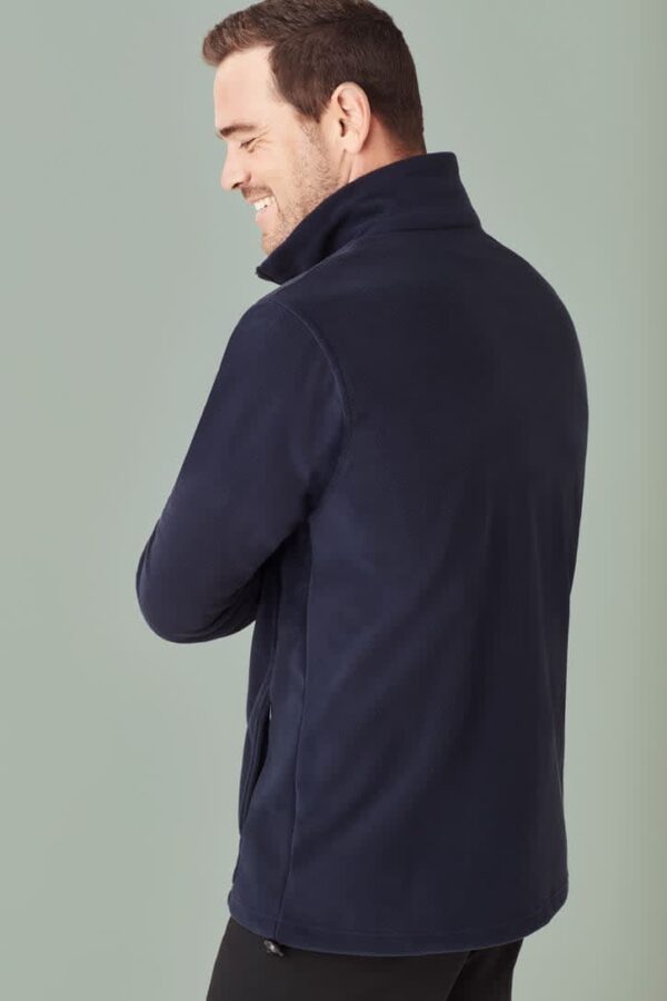 Mens Plain Micro Fleece Jacket - Image 5