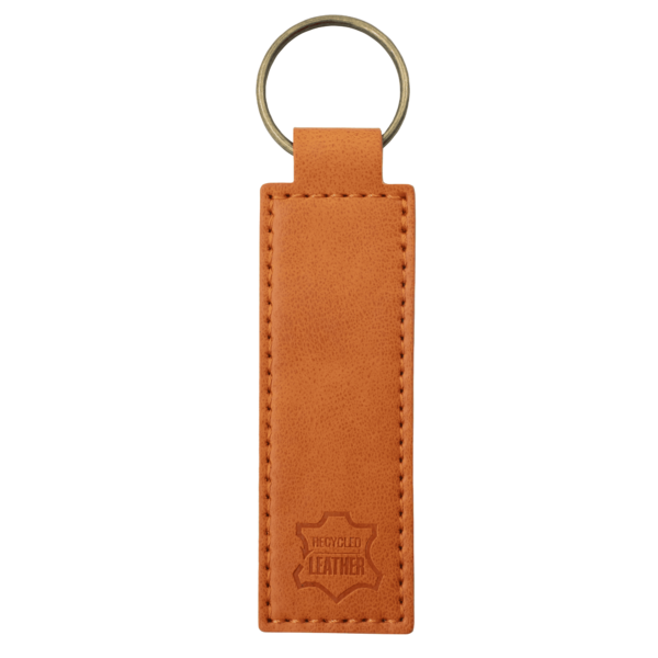Amsterdam Recycled Leather Keyring - Image 4