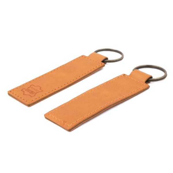 Amsterdam Recycled Leather Keyring - Image 3