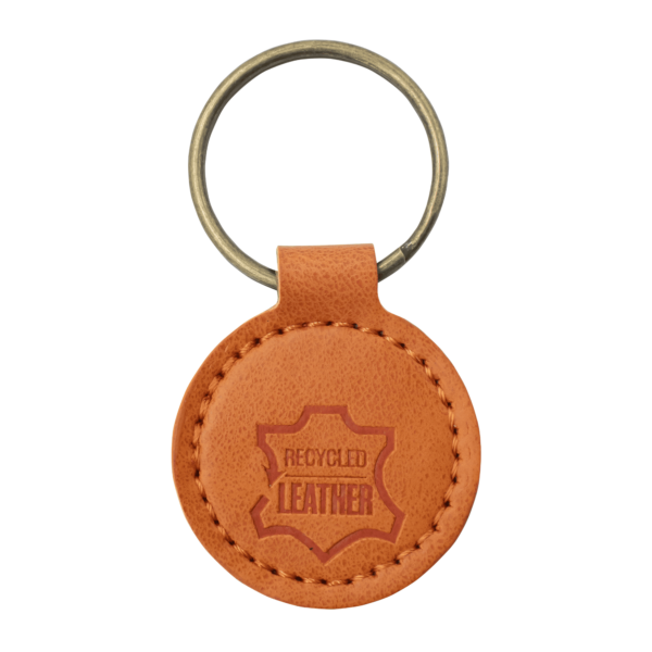London Recycled Leather Keyring - Image 4
