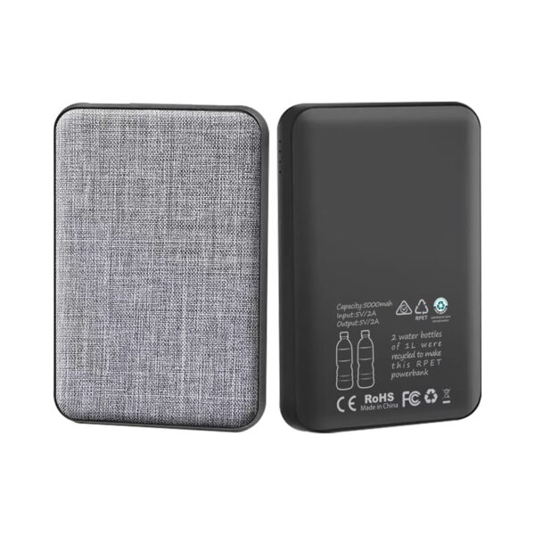Rhodes Eco Power Bank 5000 mAh - RPET (Stock) - Image 8