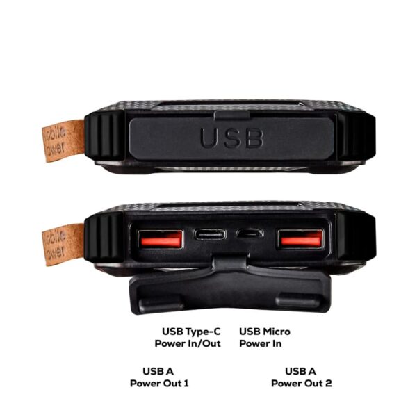 Outback Pro Solar Power Bank - 10,000 mAh (Stock) - Image 8