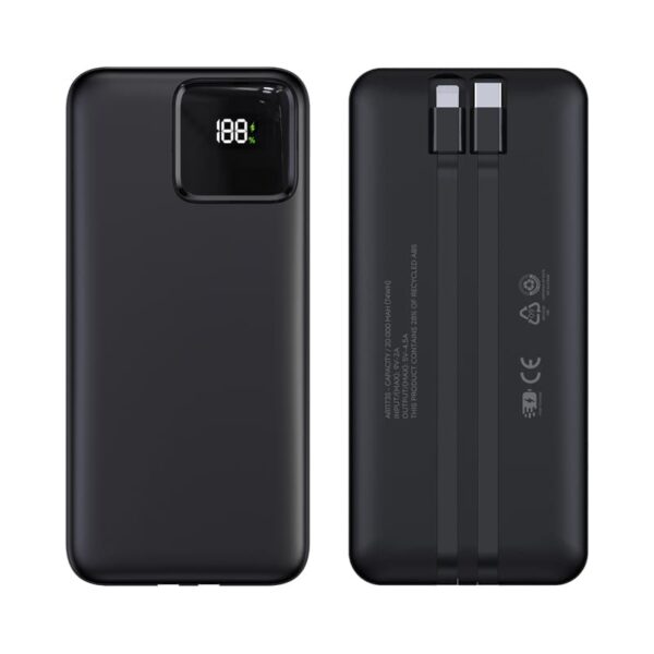Collins Eco 22.5W Quick Charge Power Bank - 20,000 mAh (Stock)