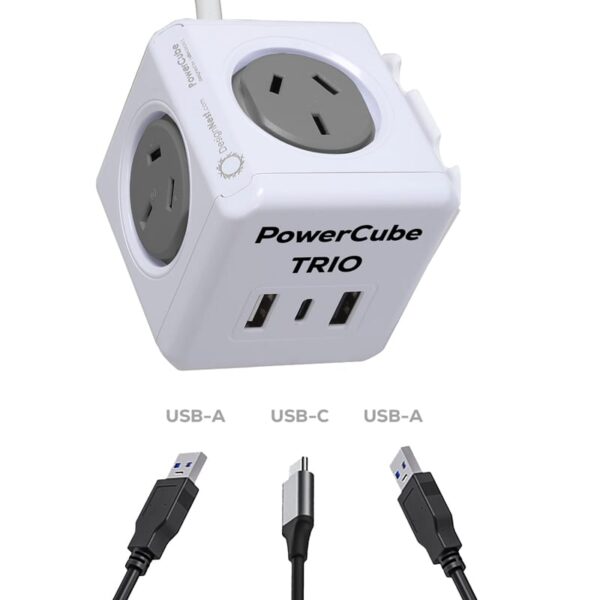 Power Cube Extended Trio USB (2A,1C) - Image 5