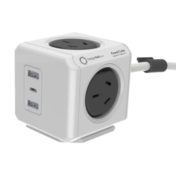 Power Cube Extended Trio USB (2A,1C)