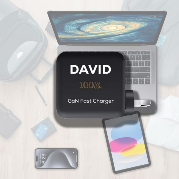 David 100 Watt GaN Quick Charger - Image 8