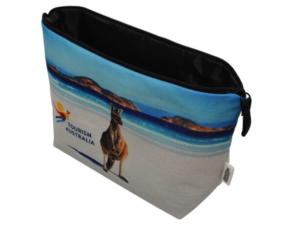 Spectra rPET Toiletry/Makeup Bag 17cm x 27cm x 8.5cm - Image 3