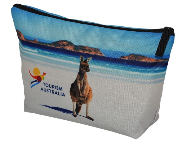 Spectra rPET Toiletry/Makeup Bag 17cm x 27cm x 8.5cm - Image 2
