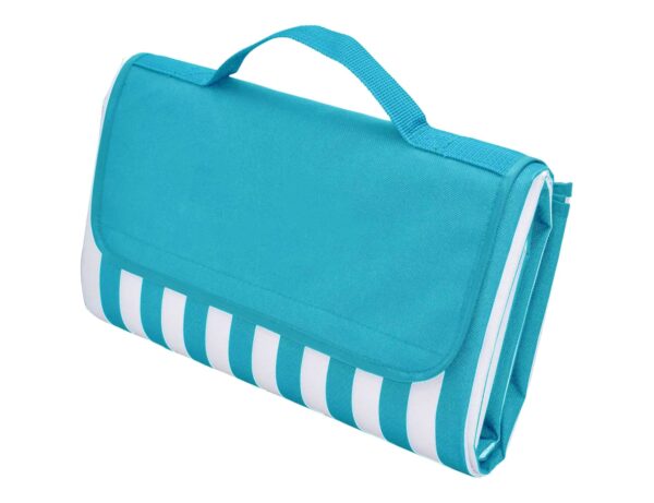 Ascot Picnic Rug, Aqua Blue -Extra Large - Image 2