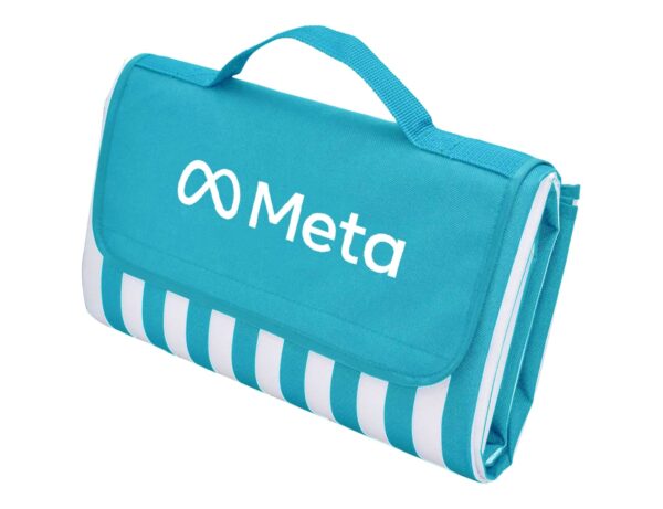 Ascot Picnic Rug, Aqua Blue -Extra Large