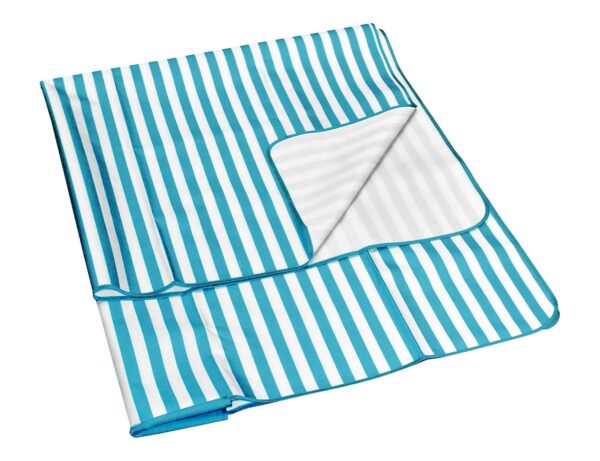 Ascot Picnic Rug, Aqua Blue -Extra Large - Image 3
