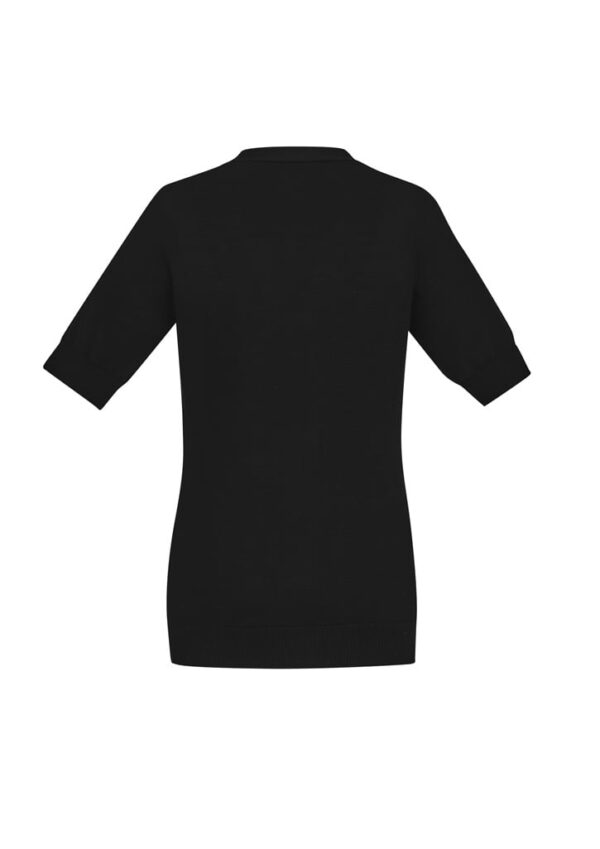 Womens Zip Front Short Sleeve Knit Cardigan - Image 17