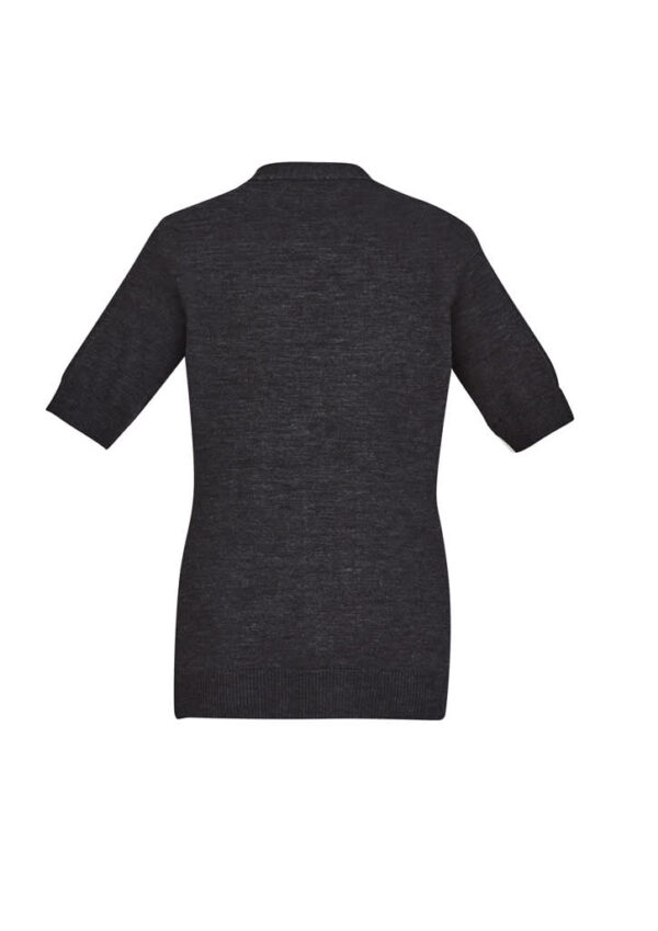 Womens Zip Front Short Sleeve Knit Cardigan - Image 10