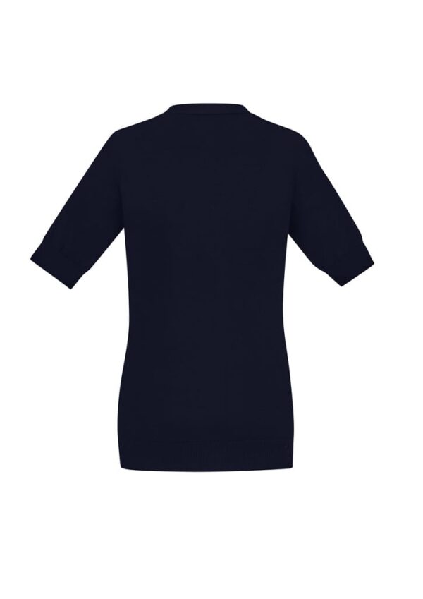 Womens Zip Front Short Sleeve Knit Cardigan - Image 14