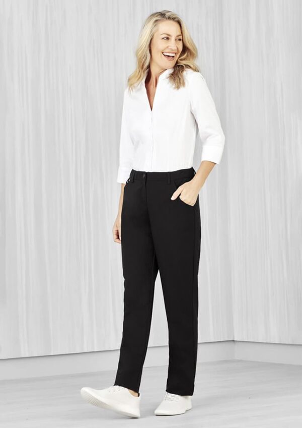 Womens Comfort Waist Straight Leg Pant - Image 3