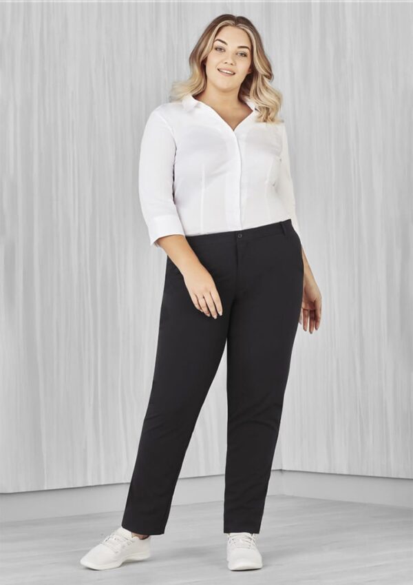 Womens Comfort Waist Straight Leg Pant - Image 7