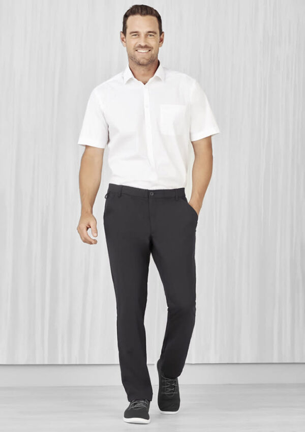 Mens Comfort Waist Flat Front Pant - Image 10