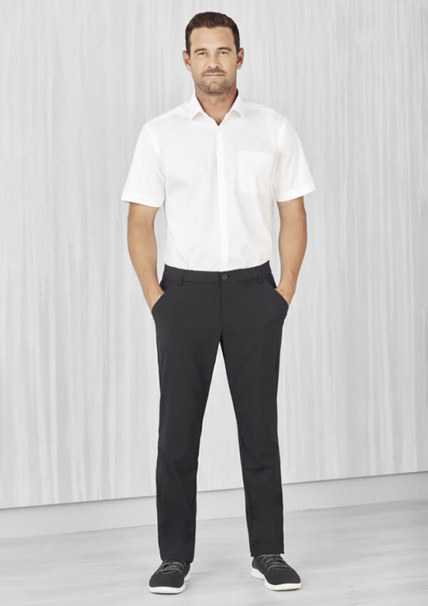 Mens Comfort Waist Flat Front Pant - Image 11