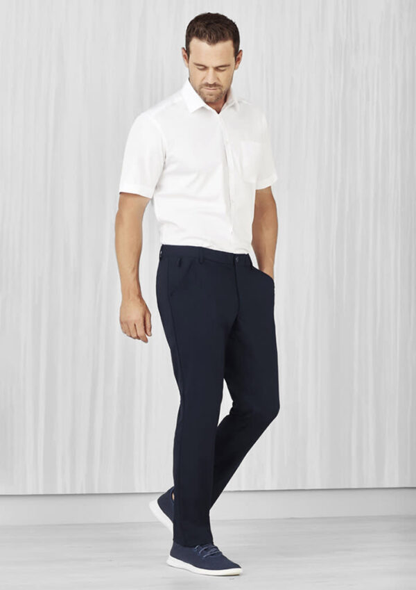Mens Comfort Waist Flat Front Pant - Image 7