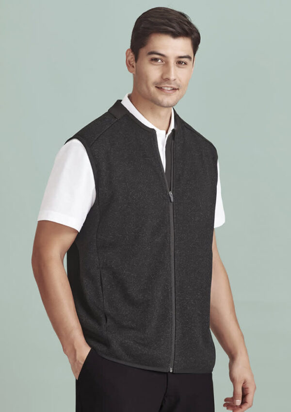 Mens Nova Zip Front Vest - Image 2