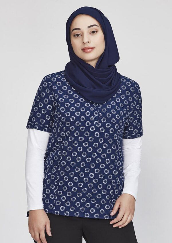 Womens Florence Daisy Print Tunic - Image 8