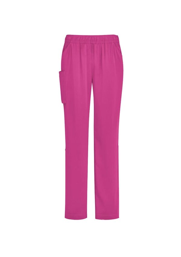 Unisex Pink V-Neck Scrub Pant - Image 5