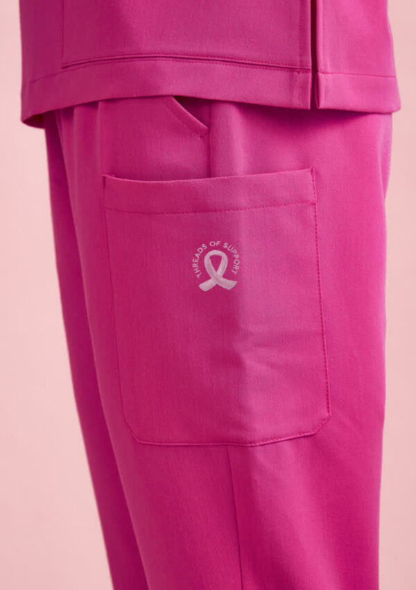 Womens Pink Jogger Scrub Pant - Image 4