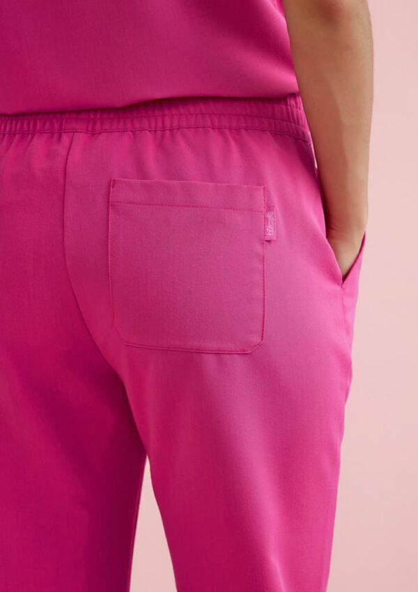 Womens Pink Jogger Scrub Pant - Image 5