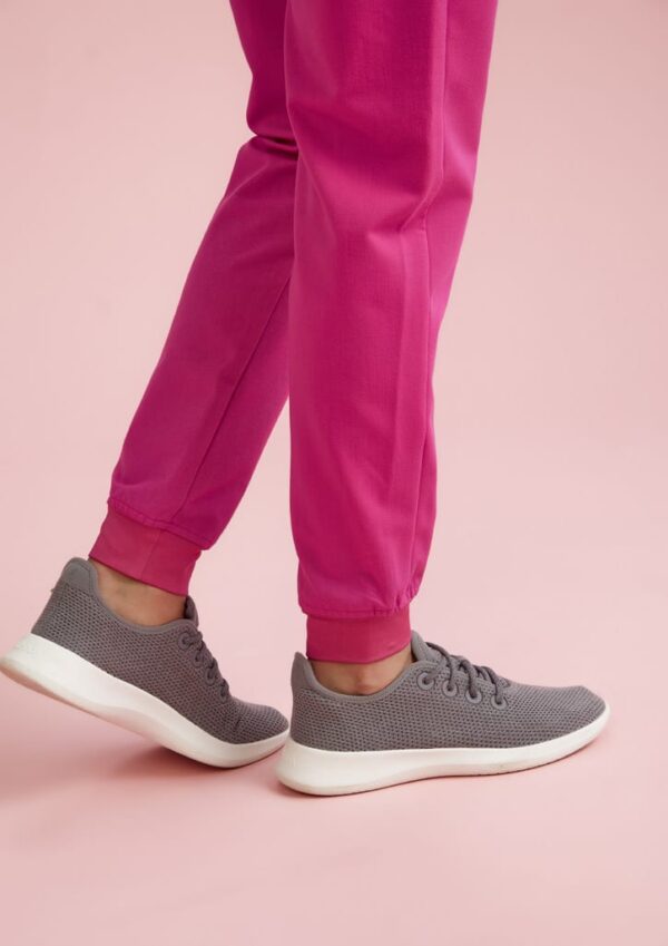 Womens Pink Jogger Scrub Pant - Image 6