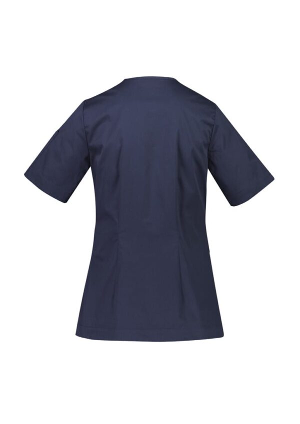 Womens Parks Zip Front Crossover Scrub Top - Image 15