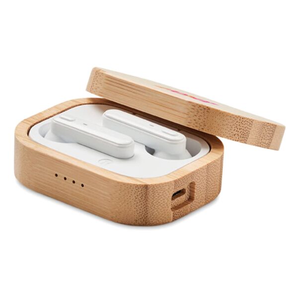 Rockside Bamboo Wireless Earbuds