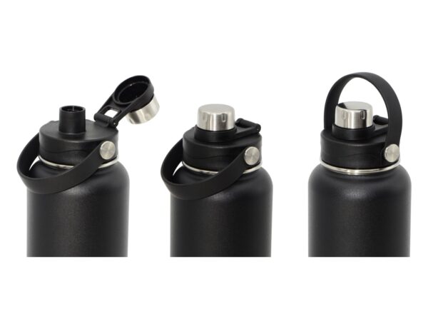 Sumo 1lt Vacuum Bottle, Black - Image 4