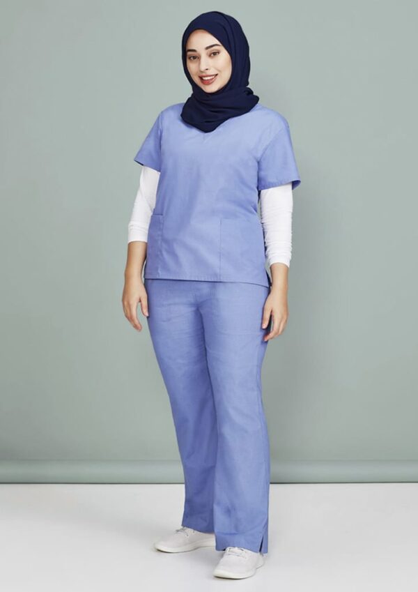 Classic Womens Bootleg Scrub Pant - Image 2