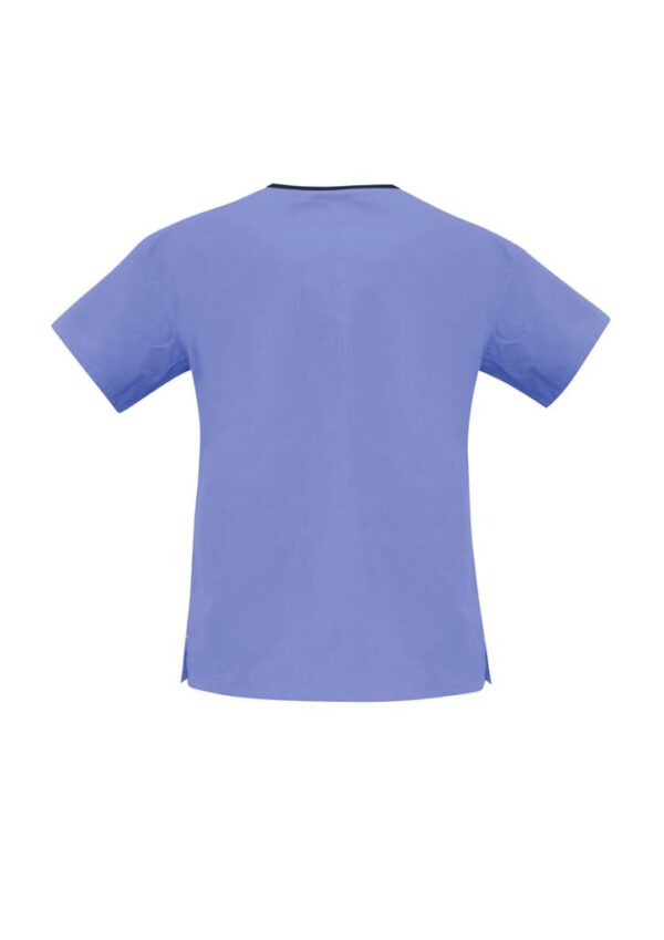 Classic Womens Contrast Crossover Scrub Top - Image 8