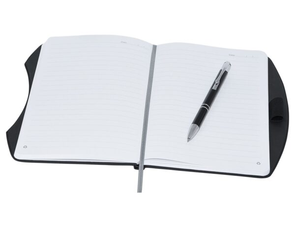 Boston rPET A5 Notebook, Black - Image 6
