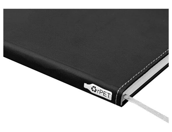 Boston rPET A5 Notebook, Black - Image 7