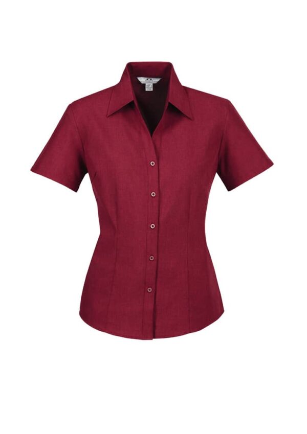 Oasis Ladies Plain Short Sleeve Shirt - Image 9