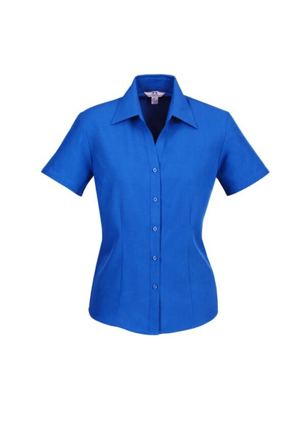 Oasis Ladies Plain Short Sleeve Shirt - Image 32