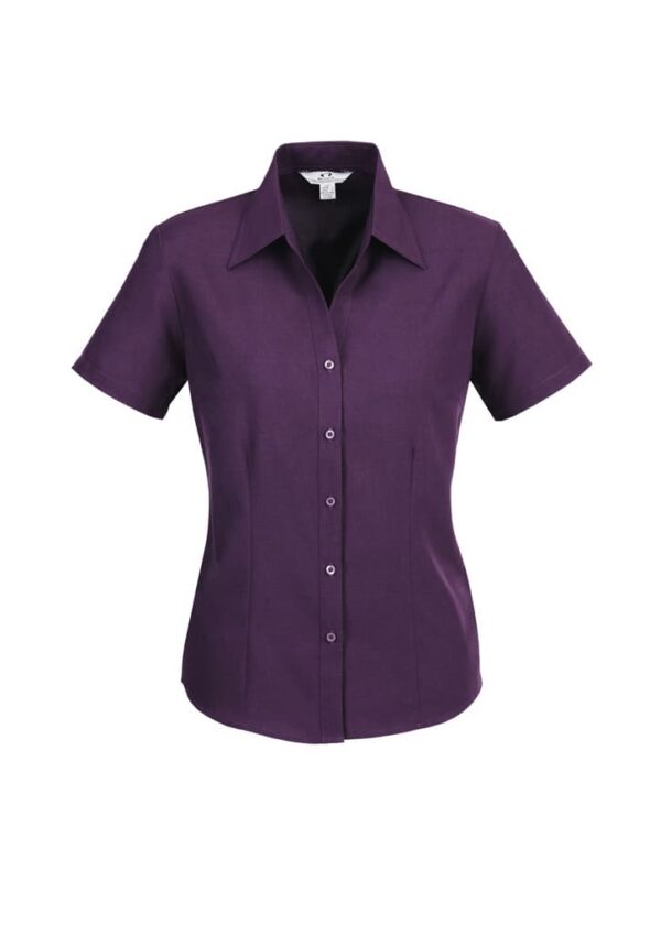 Oasis Ladies Plain Short Sleeve Shirt - Image 13