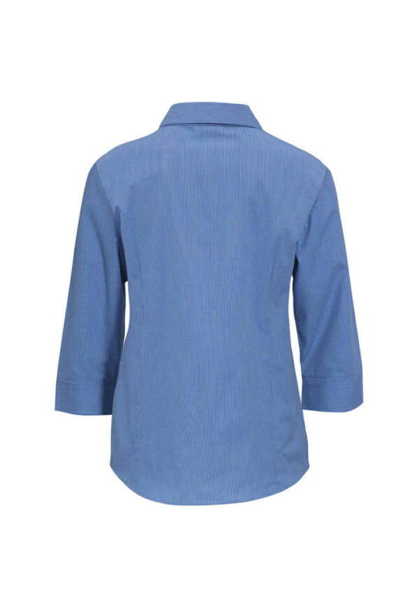 Womens Micro Check 3/4 Sleeve Shirt - Image 7