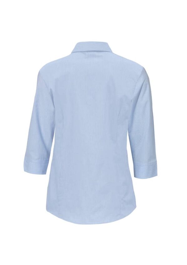 Womens Micro Check 3/4 Sleeve Shirt - Image 3