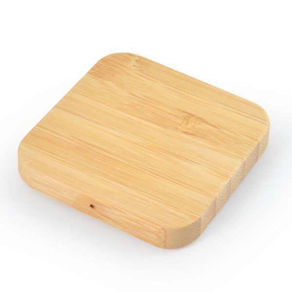 Arc Square Bamboo Wireless Charger - Image 2