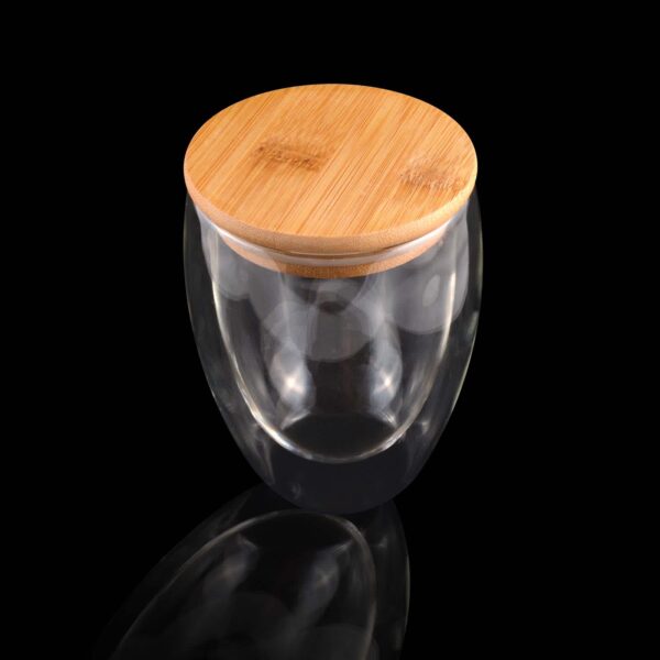 Sierra 350ml Double Wall Glass Cup - Image 7