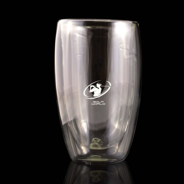 Sierra 450ml Double Wall Glass Cup - Image 5