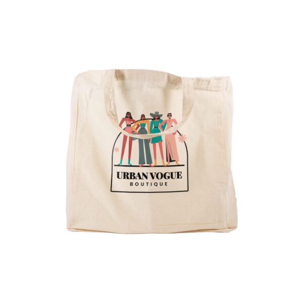 Supa Shopper Short Handle Calico Bag - Image 5