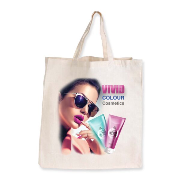Supa Shopper Short Handle Calico Bag - Image 3