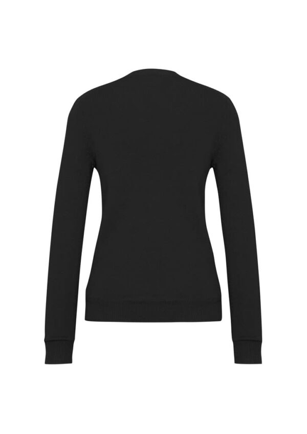 Womens V-Neck Knit Pullover - Image 5
