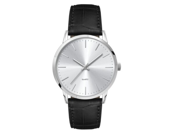 Mens Dress Watch, Leather Strap - Image 2