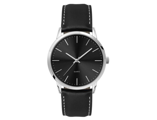 Mens Dress Watch, Leather Strap - Image 3